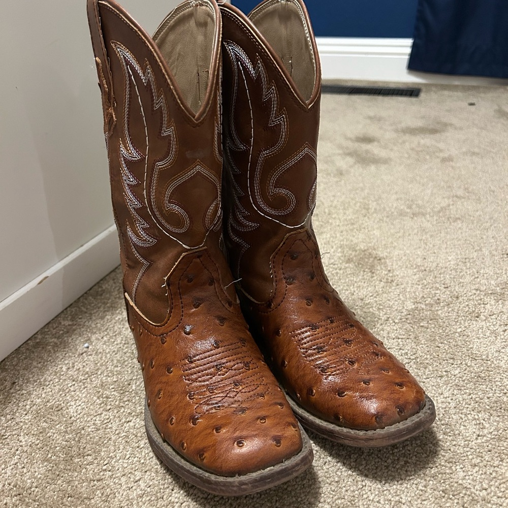 Roper Brown Kids Boots